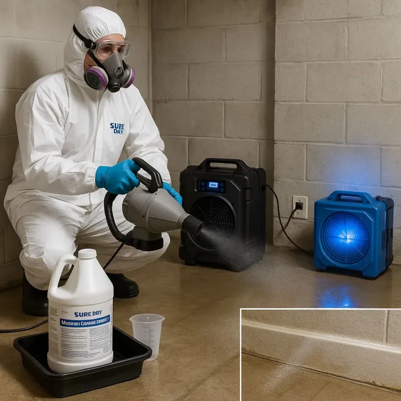 Sanitization and Odor Removal process in Bedford, OH